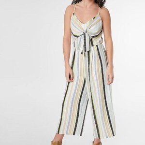 Daytrip Striped Gauze Wide Leg Jumpsuit